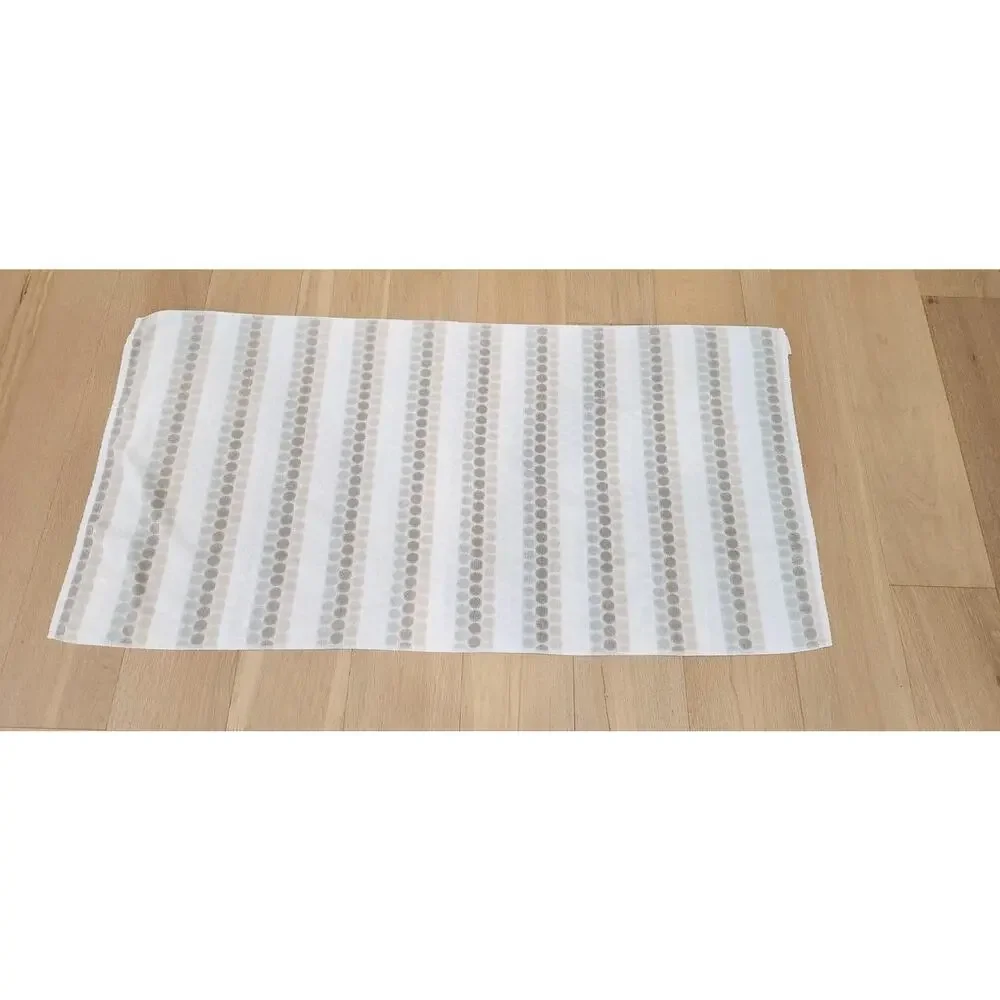 Soho Living Set of 4 Bath Towels Multicolored Dots 100% Cotton